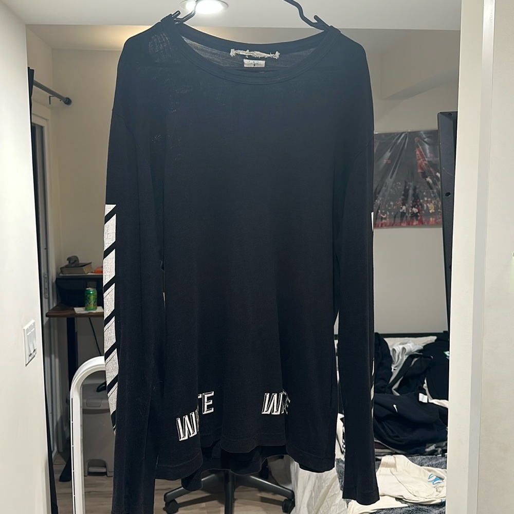 Virgil Abloh Off White long sleeve tee